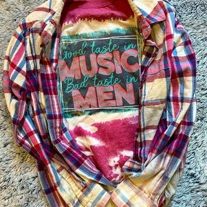 Bleached T-shirt size medium very soft vintage feel